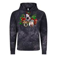 Cloud Black christmas cows with tree Vintage Hoodie - RanaPortraitStore