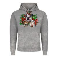 Cloud Rock christmas cows with tree Vintage Hoodie - RanaPortraitStore