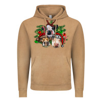 Vintage Camel christmas cows with tree Vintage Hoodie - RanaPortraitStore