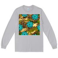 Moon Dust camouflage leopard gemstone seamless pattern Long Sleeve Tee - BundleAndBundleShop