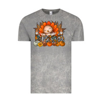 Cloud Rock Thanksgiving Turkey Pumpkin Blessed Vintage Tee - CowhideDigitalArt
