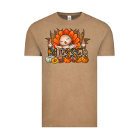 Thanksgiving Turkey Pumpkin Blessed Vintage Tee | Teevron