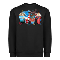 Black usa coffee cups Heavyweight Sweatshirt - Zillion Design Studio