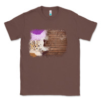 Chestnut Wood Cowhide Pattern Classic Tee - Bettercallsaul