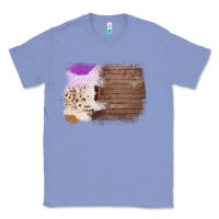 Colony Blue Wood Cowhide Pattern Classic Tee - Bettercallsaul