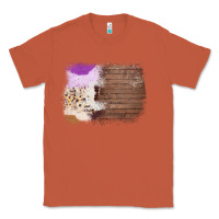 Copper Wood Cowhide Pattern Classic Tee - Bettercallsaul