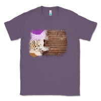 Lavender Wood Cowhide Pattern Classic Tee - Bettercallsaul