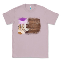 Lilac Wood Cowhide Pattern Classic Tee - Bettercallsaul