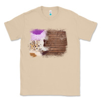 Mushroom Wood Cowhide Pattern Classic Tee - Bettercallsaul