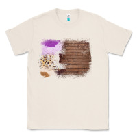Natural Wood Cowhide Pattern Classic Tee - Bettercallsaul