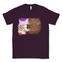 Plum Wood Cowhide Pattern Classic Tee - Bettercallsaul