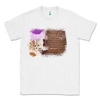 White Wood Cowhide Pattern Classic Tee - Bettercallsaul