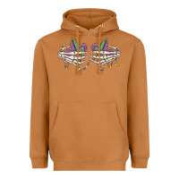 Meerkat skeleton hands mardi gras Heavyweight Hoodie - MaliasSmallBusiness