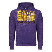 Cloud Purple childhood cancer coffee cups Vintage Hoodie - Zillion Design Studio