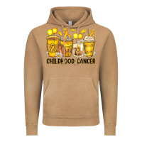 Childhood Cancer Coffee Cups Vintage Hoodie | Teevron
