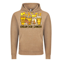 Vintage Coffee childhood cancer coffee cups Vintage Hoodie - Zillion Design Studio