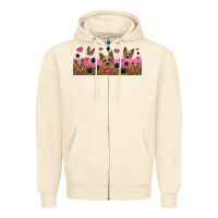 Sandshell yorkie dogs Zipper Hoodie - Jasminsmagicworld