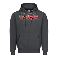Smoke yorkie dogs Zipper Hoodie - Jasminsmagicworld