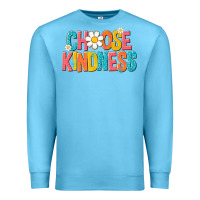 Ocean Blue choose kindness Premium Sweatshirt - NancyCooperArtShop