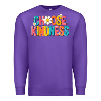 Purple choose kindness Premium Sweatshirt - NancyCooperArtShop