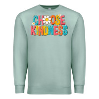 Seafoam choose kindness Premium Sweatshirt - NancyCooperArtShop