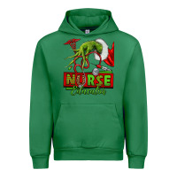 Emerald grinch hand nurse educator Urban Hoodie - NancyCooperArtShop