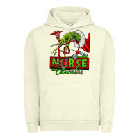 Pigment Pistachio grinch hand nurse educator Urban Hoodie - NancyCooperArtShop