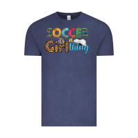 Vintage Denim soccer it's a girl thing Vintage Tee - HRA Design Shop
