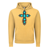 Vintage Mustard gemstone leopard cross Vintage Hoodie - JahusDesignShop
