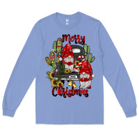 Colony Blue farm truck,merry christmas gnome Long Sleeve Tee - JahusDesignShop