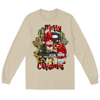 Mushroom farm truck,merry christmas gnome Long Sleeve Tee - JahusDesignShop