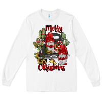 White farm truck,merry christmas gnome Long Sleeve Tee - JahusDesignShop