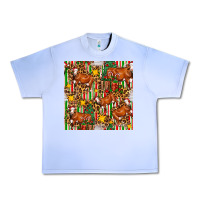 Grape Ice christmas leopard cow with gift boxes Urban Heavy Tee - FaDigitalArtStudio