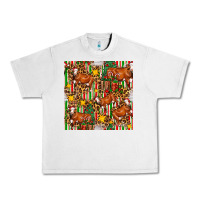 Lunar Rock christmas leopard cow with gift boxes Urban Heavy Tee - FaDigitalArtStudio