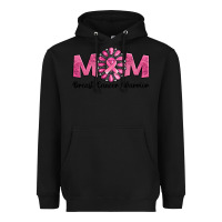 Black Breast Cancer warrior mom Heavyweight Hoodie - NancyCooperArtShop