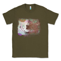 Army Green Cowhide Wood Glitter Pattern Classic Tee - Bettercallsaul