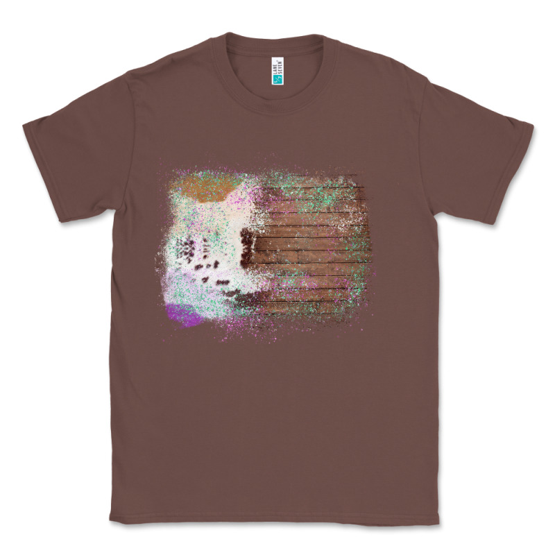 Cowhide Wood Glitter Pattern Classic Tee by Bettercallsaul | Teevron