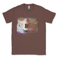 Chestnut Cowhide Wood Glitter Pattern Classic Tee - Bettercallsaul