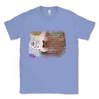 Colony Blue Cowhide Wood Glitter Pattern Classic Tee - Bettercallsaul