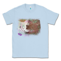 Dusty Blue Cowhide Wood Glitter Pattern Classic Tee - Bettercallsaul