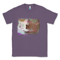 Lavender Cowhide Wood Glitter Pattern Classic Tee - Bettercallsaul