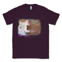 Plum Cowhide Wood Glitter Pattern Classic Tee - Bettercallsaul
