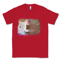 Red Cowhide Wood Glitter Pattern Classic Tee - Bettercallsaul