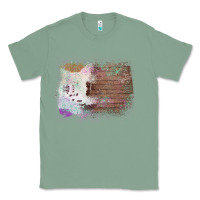 Sage Cowhide Wood Glitter Pattern Classic Tee - Bettercallsaul