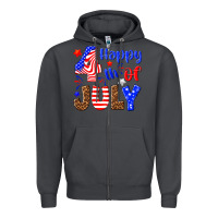 Smoke happy 4th of july Zipper Hoodie - NancyCooperArtShop