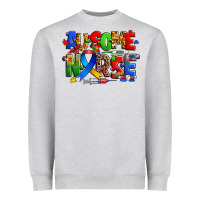 Ausome Autism Nurse Heavyweight Sweatshirt | Teevron