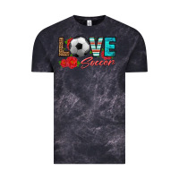 Cloud Black love soccer Vintage Tee - HRA Design Shop