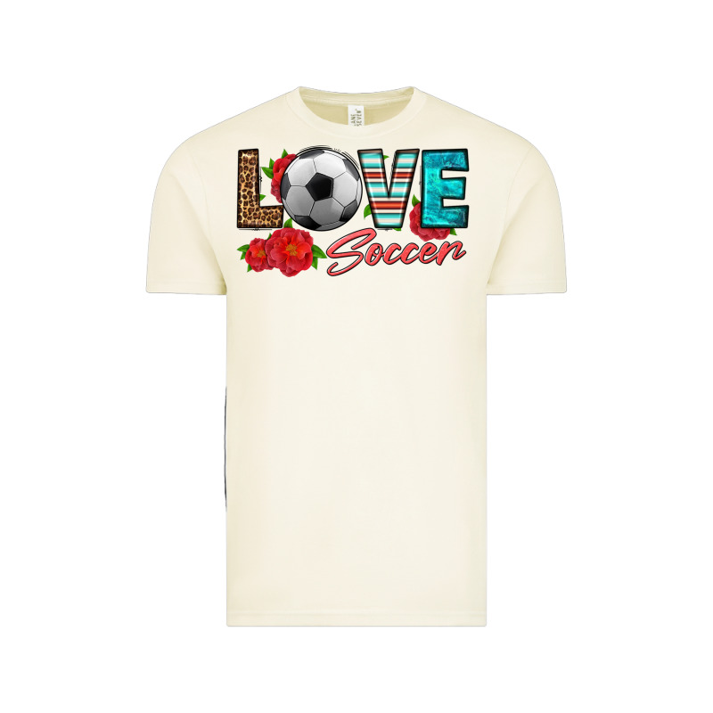 Love Soccer Vintage Tee by HRA Design Shop | Teevron