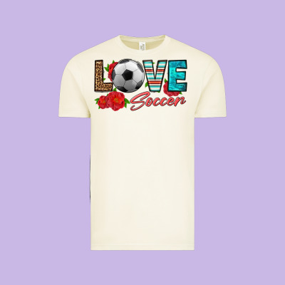 Love Soccer Vintage Tee Designed By Hra Design Shop