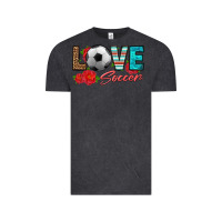Vintage Black love soccer Vintage Tee - HRA Design Shop